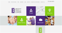 Desktop Screenshot of fredcohenlaw.com